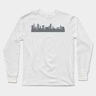 New York in gray Long Sleeve T-Shirt